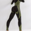 Cutie Zipper Patchwork 2 pcs Yoga Suit Thumbhole Elastic - Image 28