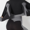 Cutie Zipper Patchwork 2 pcs Yoga Suit Thumbhole Elastic - Image 20