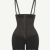 Sexy Lace Firm Compression Latex Buttocks Lifting Shapewear - Image 3