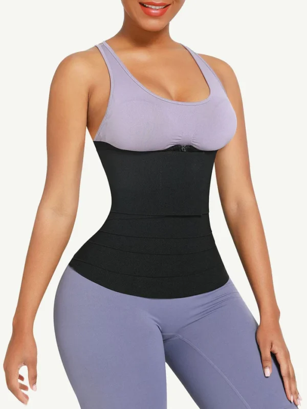 2-In-1 Neoprene Waist Trainer with Attachable Bandage Wrap