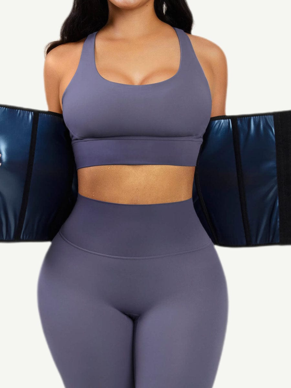 Steel Boned Tummy Control Waist Trainer with Double Belts