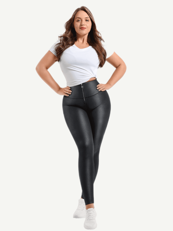 High Waist Tummy Control Control Active Stretch Pants - Image 5