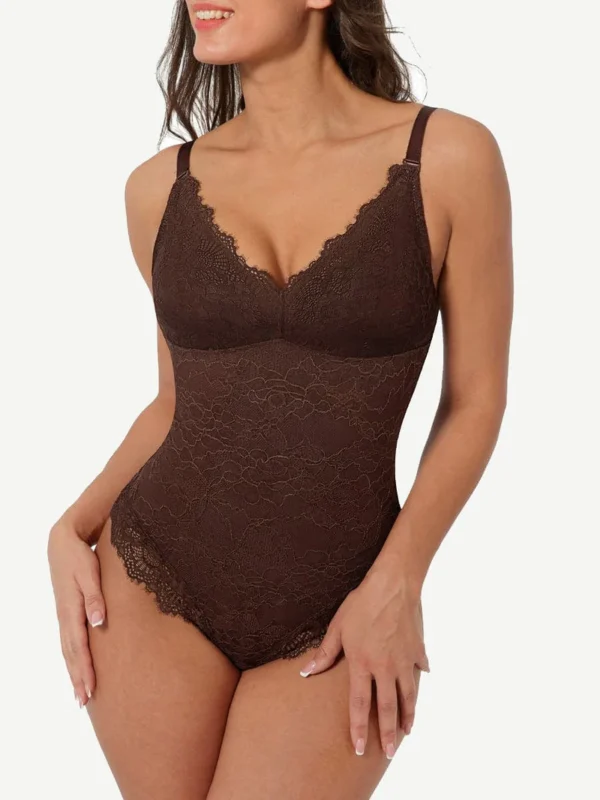 Sexy Lace Breast Support Adjustable Shaper for Bridal Bodysuit - Image 16