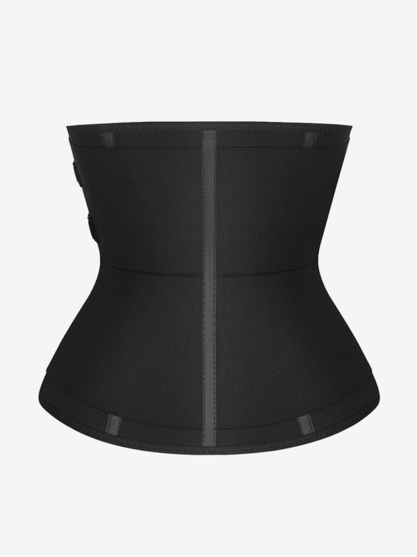 Steel Boned Tummy Control Waist Trainer with Double Belts - Image 5