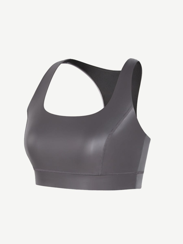 Ultra Elasticity Silver Film Sauna Sport Bra with Removable cups - Image 4