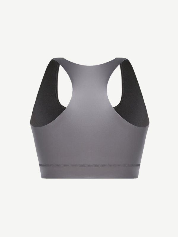 Ultra Elasticity Silver Film Sauna Sport Bra with Removable cups - Image 8