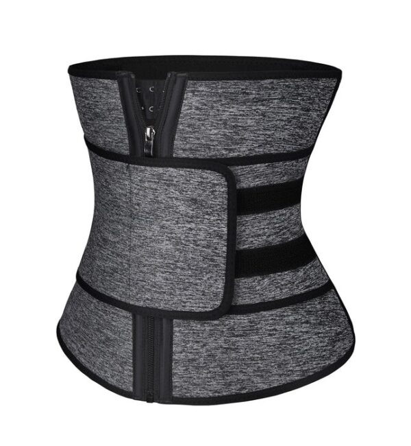 6 Steel Bones Waist Trainer With Belt Slimming Belly - Image 12