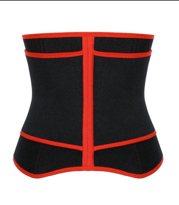 Black Neoprene Waist Trainer 10 Steel Bones Basic Shaping - Image 2