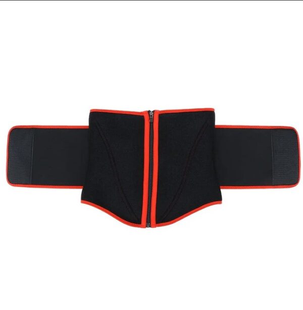 Black Neoprene Waist Trainer 10 Steel Bones Basic Shaping - Image 10