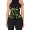 Camo Latex Double Belts Waist Trainer Slimming Tummy