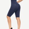 Dark Blue Anti-Slip Strip Midi Length Butt Lifter Smooth Abdomen - Image 8