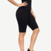 Dark Blue Anti-Slip Strip Midi Length Butt Lifter Smooth Abdomen - Image 3