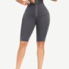 Dark Blue Anti-Slip Strip Midi Length Butt Lifter Smooth Abdomen - Image 10
