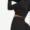 Hooded Neck Detachable Cups Crop Top For Runner - Image 14