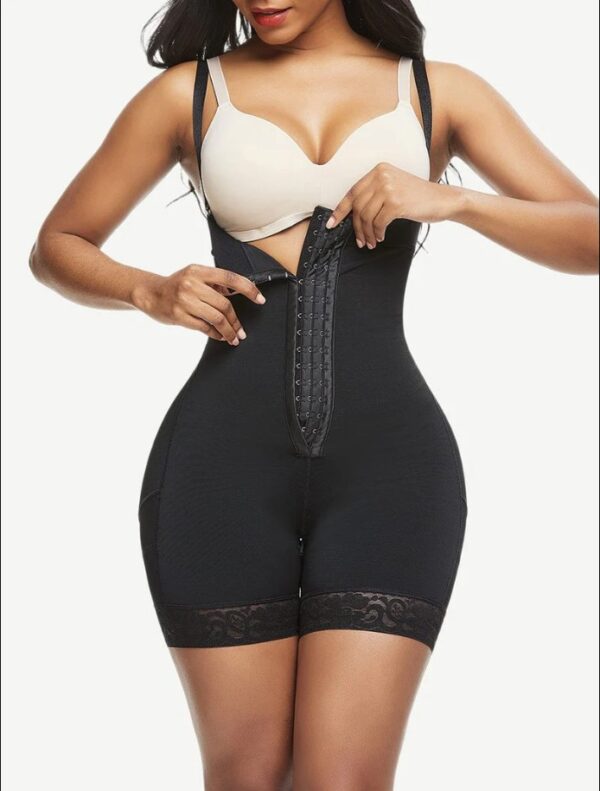 Lace Trim Shaping Full Body Shaper Big Size Abdomen Control - Image 14