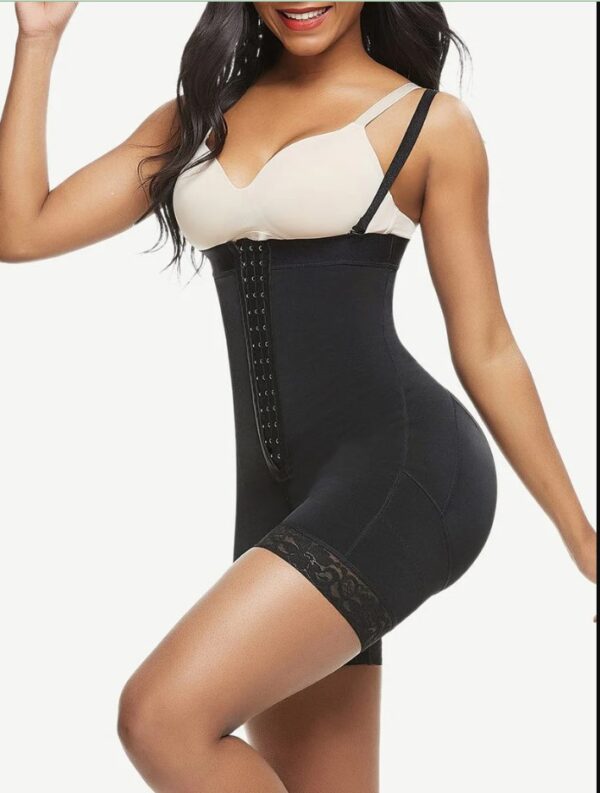 Lace Trim Shaping Full Body Shaper Big Size Abdomen Control - Image 15