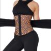 Miracle Zipper African Printing Latex Waist Trainer Slim Waist Colombian Waist Trainer - Image 2