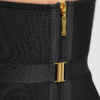 U-Shaped 10 Steel Bones Latex Waist Trainer with Fan Lacing and Front Buckle Adjustment - Image 12