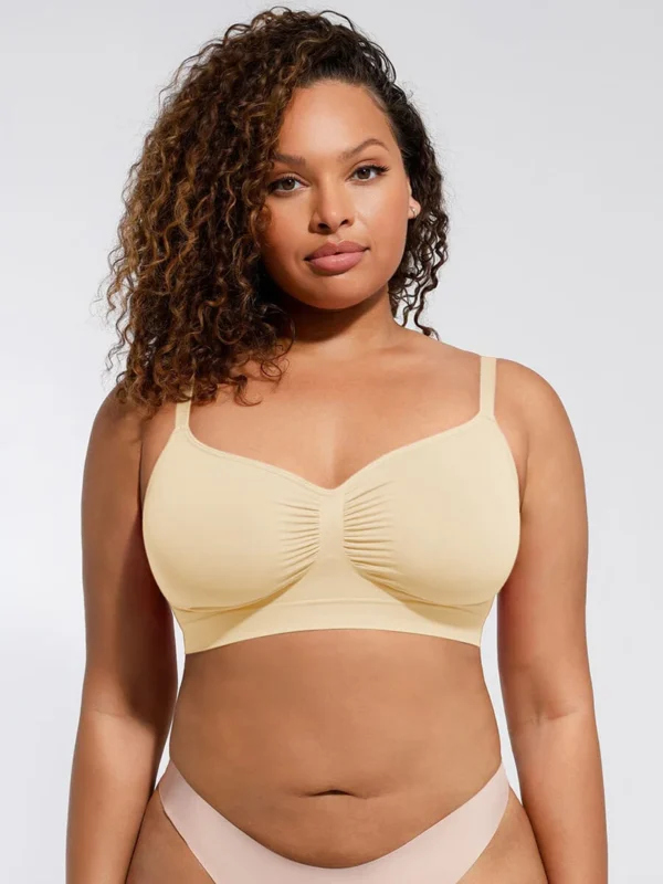 Wireless Supportive Shaping Bra with Adjustable Straps - Image 11