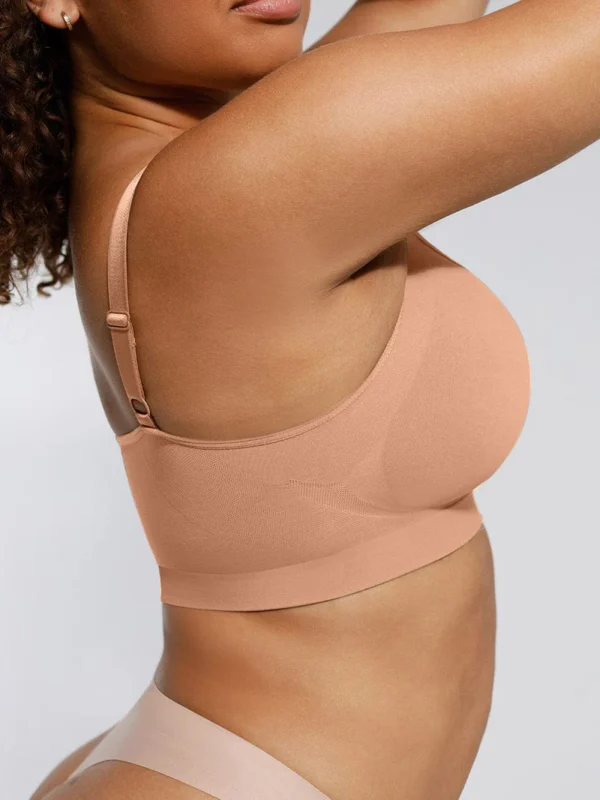 Wireless Supportive Shaping Bra with Adjustable Straps - Image 4