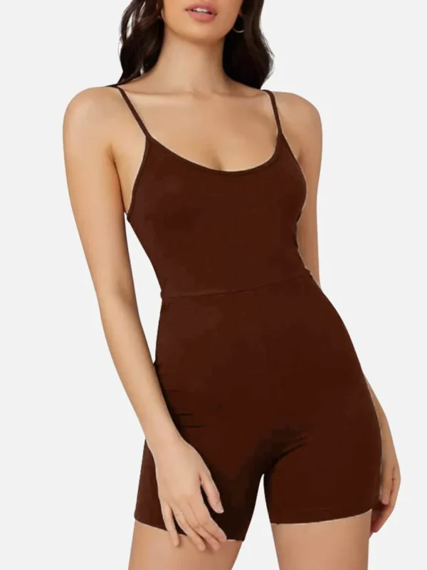 Mid-Thigh Fitness & Shaping Breathable Romper - Image 18