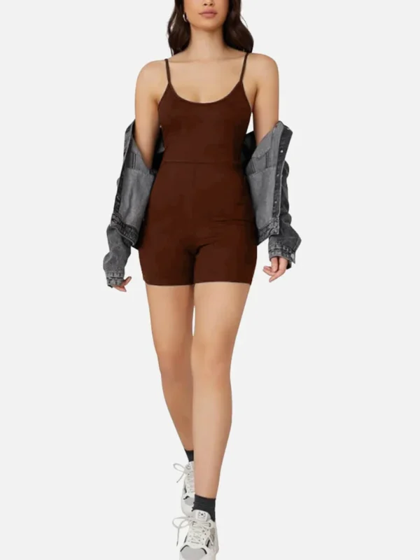 Mid-Thigh Fitness & Shaping Breathable Romper - Image 13