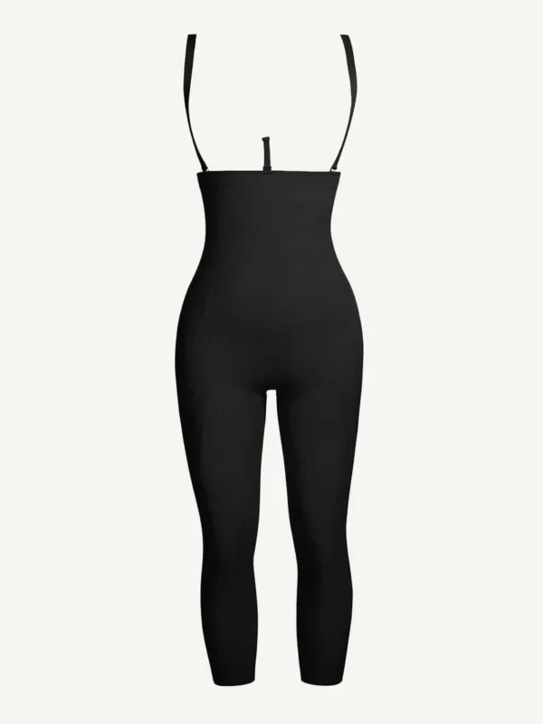 Black Plus Size Full Body Shaper With Open Crotch Smooth Silhouette - Image 13