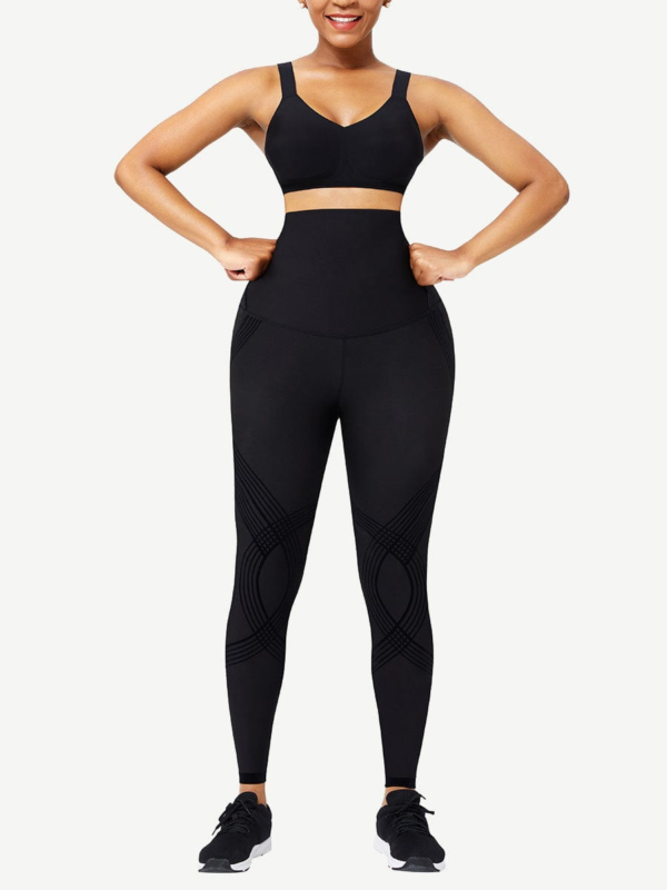 Seamless High Waist 3D Print Legging Curve Smoothing - Image 4