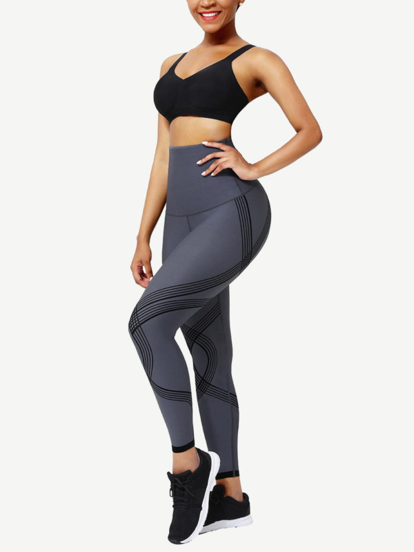 Seamless High Waist 3D Print Legging Curve Smoothing - Image 11