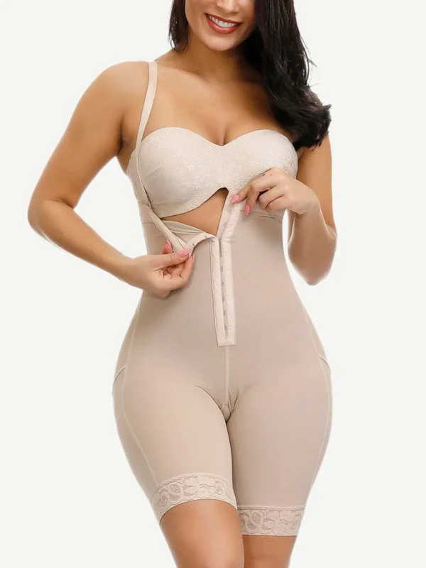 Weight Loss Detachable Straps Full Body Shaper Hook Plus Size - Image 6