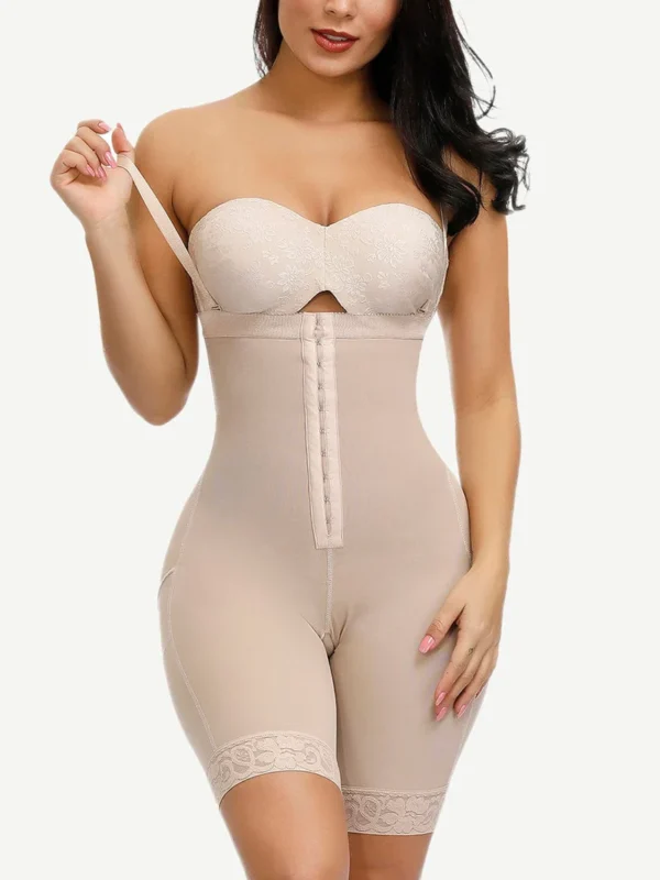 Weight Loss Detachable Straps Full Body Shaper Hook Plus Size - Image 4