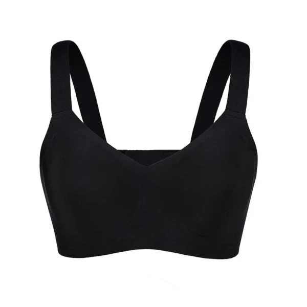 Black Seamless Shapewear Bra Removable Pads Tight Fitting - Image 8