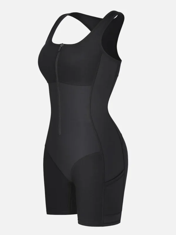 Stretch Athletic Sauna Bodyshaper With Pockets - Image 6