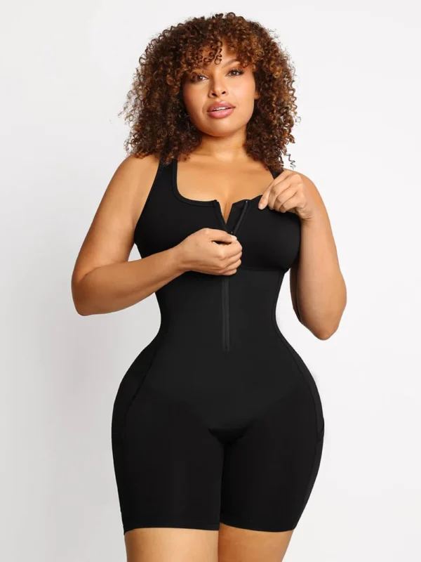 Stretch Athletic Sauna Bodyshaper With Pockets - Image 10