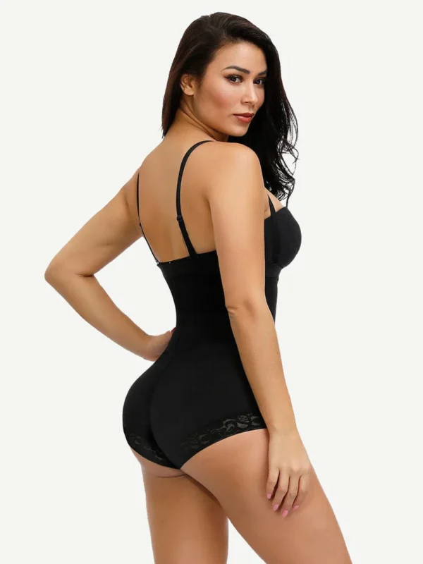 Body-Hugging High Waist Hook Front Plus Size Bodysuit Shape Medium Control Shapewear - Image 2