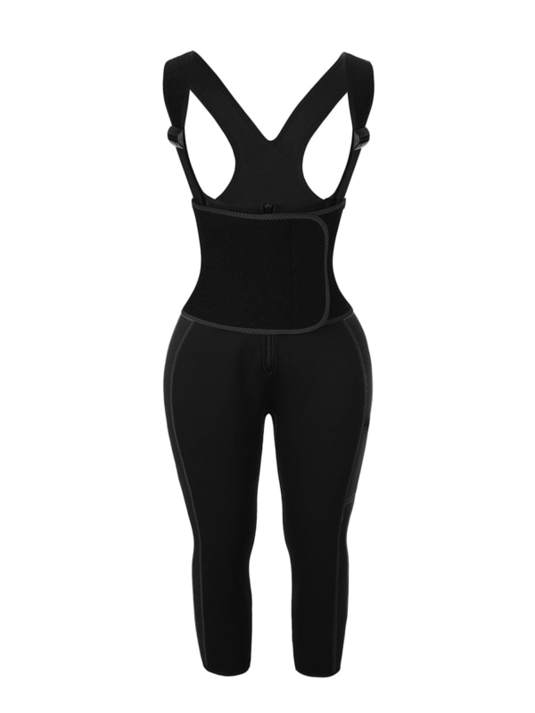 Invisible Black Neoprene Waist And Thigh Trainer Body Shaper Waist Slimmer - Image 8