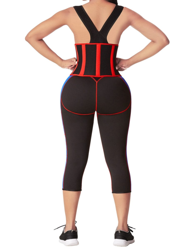 Invisible Black Neoprene Waist And Thigh Trainer Body Shaper Waist Slimmer - Image 4