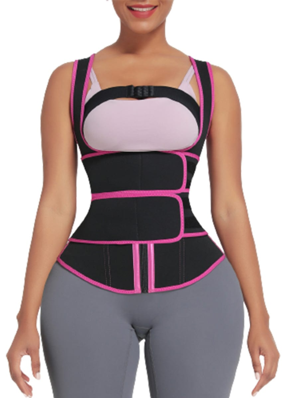 9 Bones Hooks Zipper Neoprene Waist Trainer