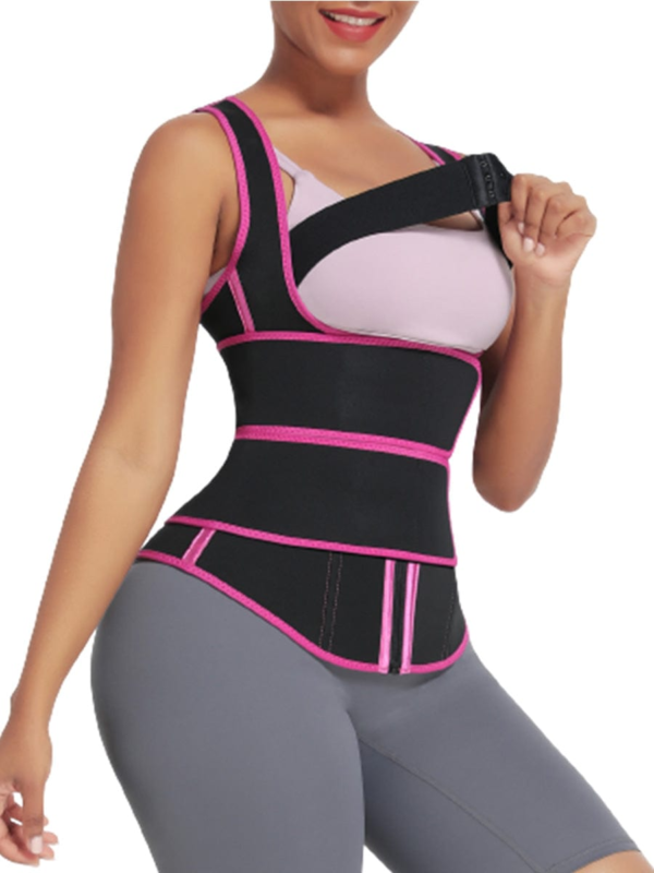 9 Bones Hooks Zipper Neoprene Waist Trainer - Image 3