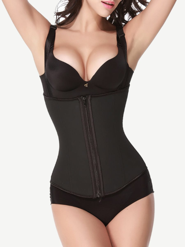 High Power Slimming Body Shapewear Latex Waist Trimmer Girdle Corset Vest For Tummy Slim - Image 2