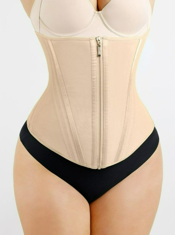 High Compression 15 Built-in Steel Bone Tummy Control Waist Trainer