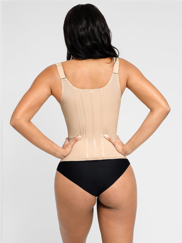 13 Built-in Steel Bone Girdle U-shaped Chest Support Waist Trainer Vest - Image 5