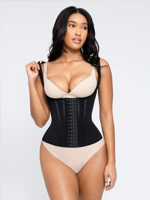 13 Built-in Steel Bone Girdle U-shaped Chest Support Waist Trainer Vest - Image 6