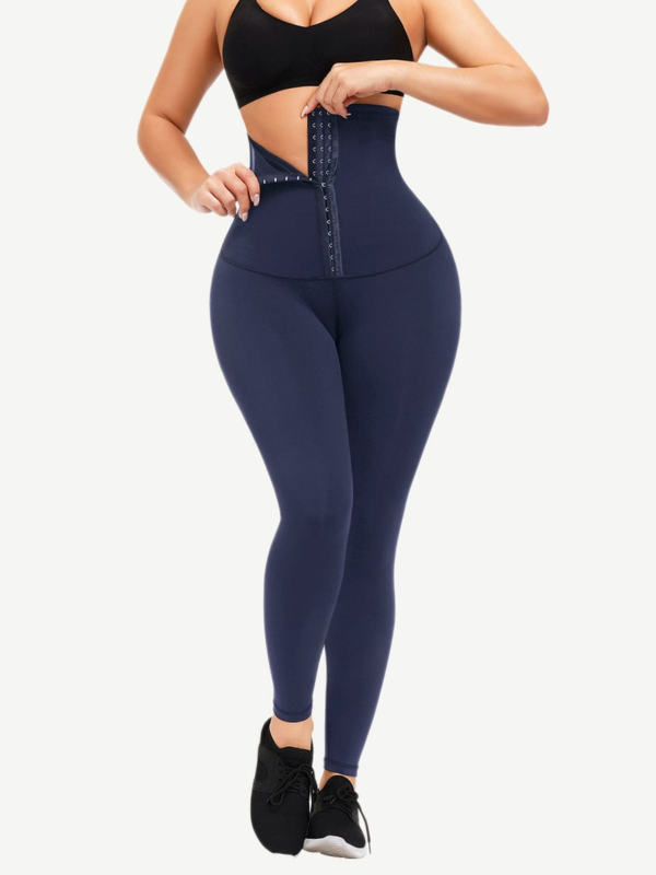 Hooks Waist Trainer Shapewear Leggings Slimming Belly - Image 7