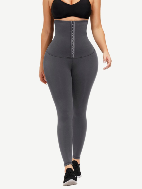 Hooks Waist Trainer Shapewear Leggings Slimming Belly - Image 12