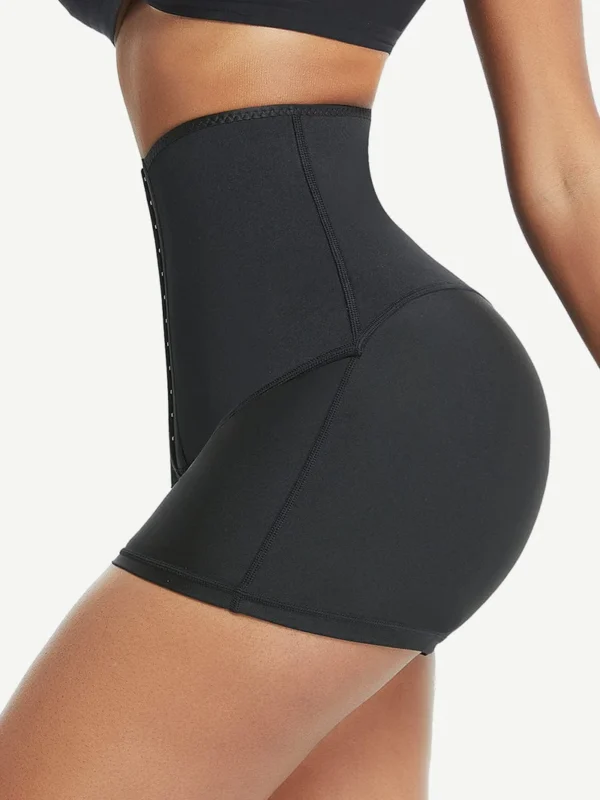 Blue Neoprene Shorts Hook And Eye Closure Cellulite Reducing - Image 8