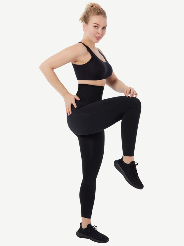 Sports Shaping Belly Slimming Leg Slimming Body Pants With Pockets - Image 3