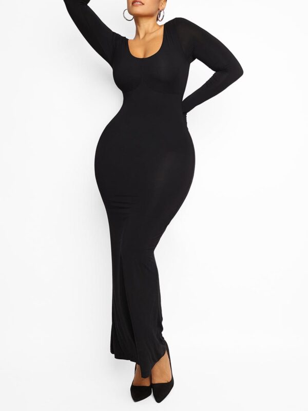 Light Shaping Abdomen Tightening Built-in Shapewear Dress