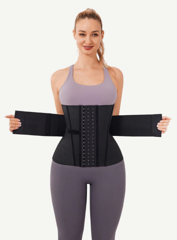 Waist Trainer Abdominal Binder Latex Tummy Wrap Compression - Image 3