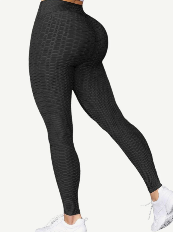 Women Solid Color Yoga Leggings Butt Lifter Breathable Soft High Waist Sports Legging - Image 11